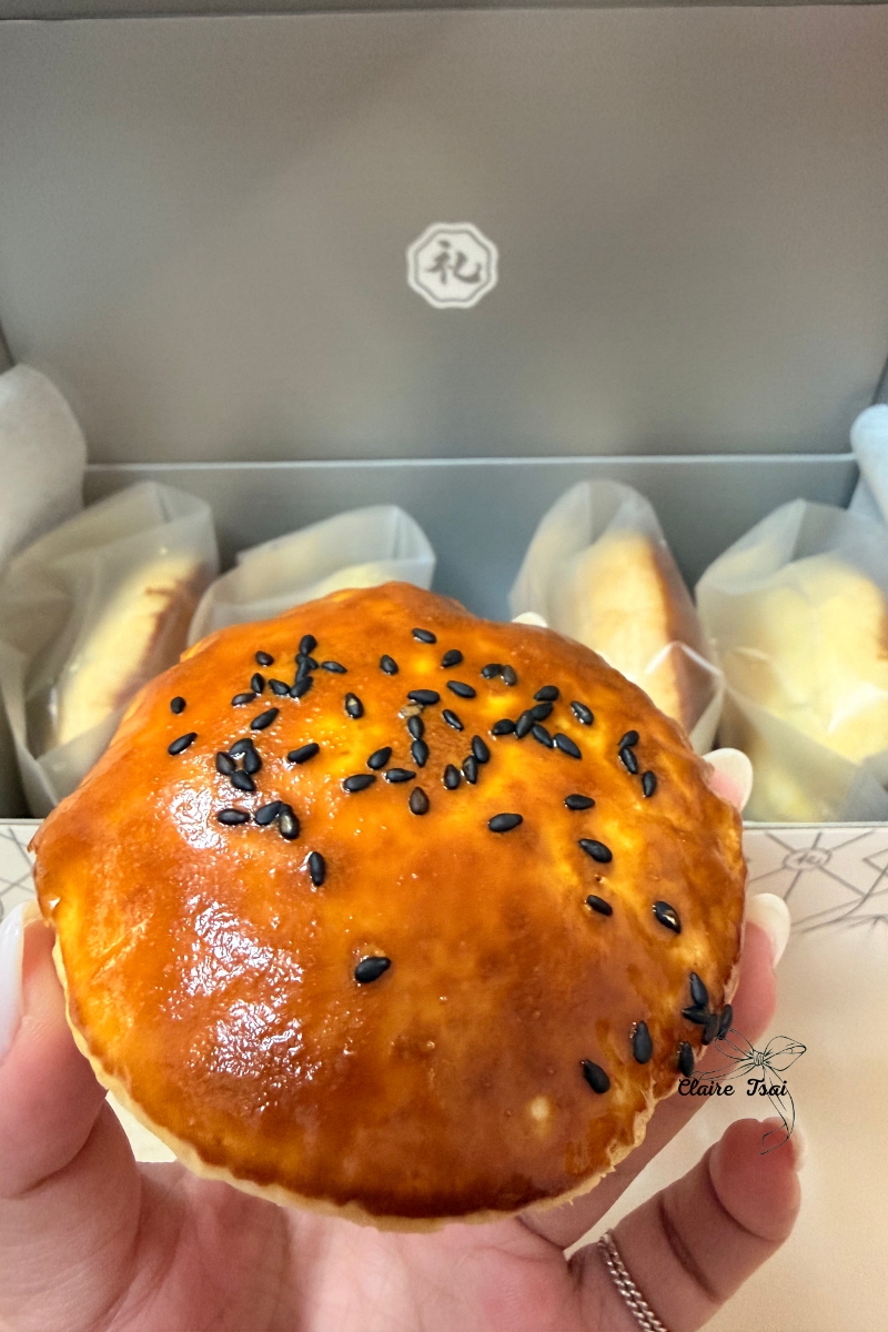 【台中美食】礼和菓 re! OKASHI ★ 金箔千層蛋塔/酥鬆甜燒餅饗宴 ★ 全品項預約訂購 - 第3張圖