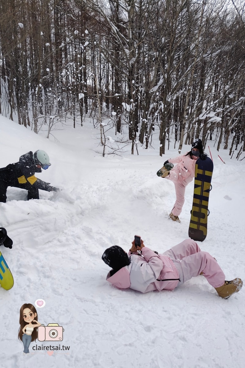 美黛子遊日本【滑雪篇】手稻滑雪場初體驗,零經驗新手跟著錢錢教練兩天學會單板 - 第15張圖 美黛子遊日本【滑雪篇】手稻滑雪場初體驗,零經驗新手跟著錢錢教練兩天學會單板