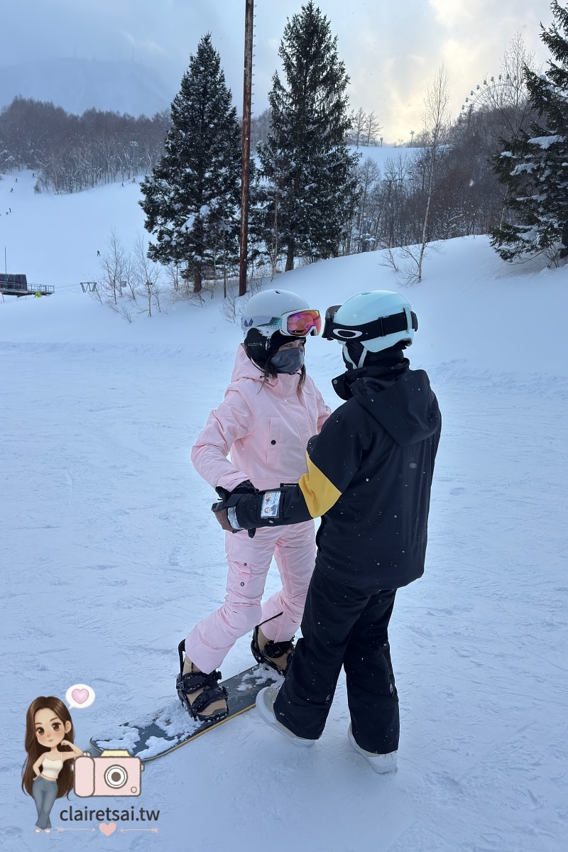 美黛子遊日本【滑雪篇】手稻滑雪場初體驗,零經驗新手跟著錢錢教練兩天學會單板 - 第8張圖 美黛子遊日本【滑雪篇】手稻滑雪場初體驗,零經驗新手跟著錢錢教練兩天學會單板