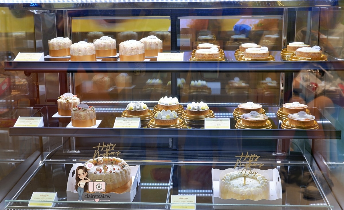 台中美食｜法米法式甜點 LaLaport 快閃櫃：必買超萌檸檬寶寶小提袋、義式冰淇淋與經典雲朵檸檬塔
