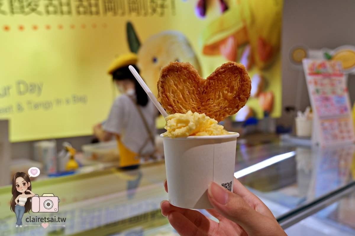 台中美食｜法米法式甜點 LaLaport 快閃櫃：必買超萌檸檬寶寶小提袋、義式冰淇淋與經典雲朵檸檬塔