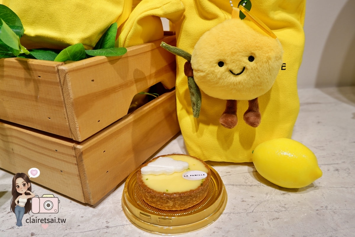 台中美食｜法米法式甜點 LaLaport 快閃櫃：必買超萌檸檬寶寶小提袋、義式冰淇淋與經典雲朵檸檬塔